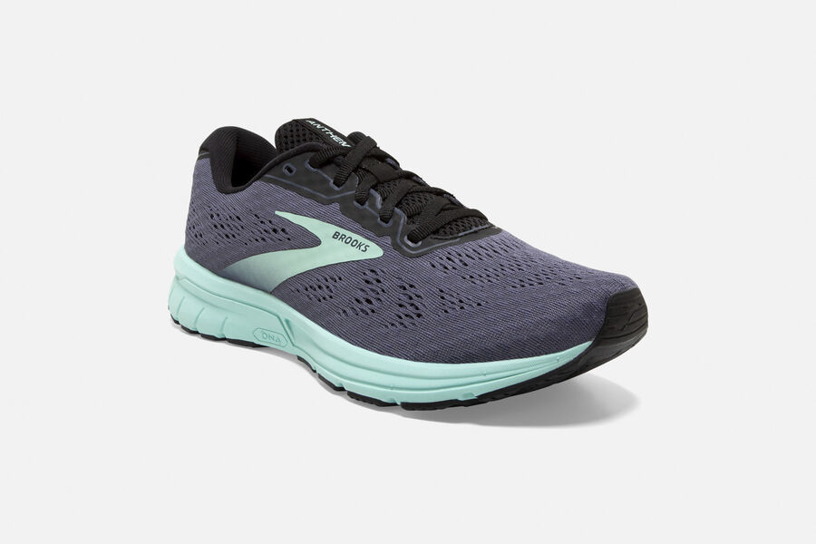 Brooks Israel Anthem 3 Road Running Shoes Womens - Dark Grey/Blue - JZK-980631